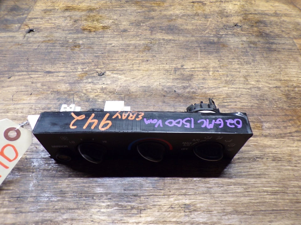 Chevy Express 1500 2001-02 06-2007 calefacción aire acondicionado temperatura climatizador Foto 2 de 4