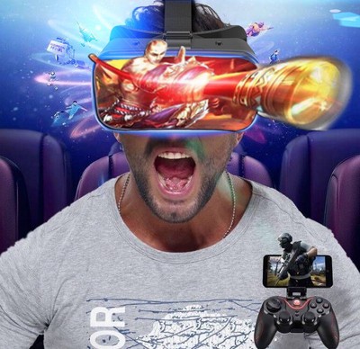 3D-Brille die 5-7 Zoll unterstützt DE VR Headsets Virtual Reality VR-Brille