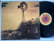 THE CRUSADERS FREE AS THE WIND VINYL LP 1977 U.S press JAZZ FUNK S