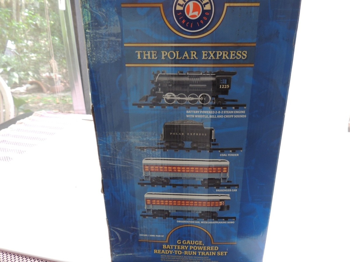 Lionel Polar Express G Gauge Train Set Battery Power RC Lionel Polar Express G Gauge Train Set Battery Power RC