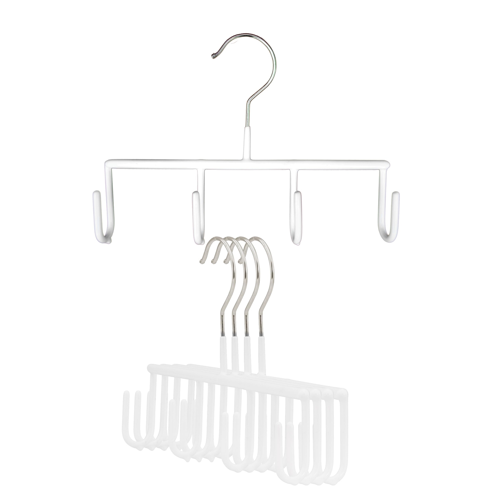 Reston Lloyd 4-Hook Non-Slip Space-Saving Belt Hanger