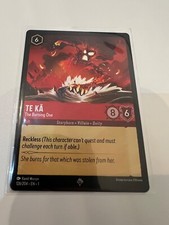 Disney Lorcana 126/204 - Te Ka - The Burning One - Super Rare Non Foil