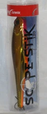 BILL LEWIS SCOPE-STIK 120 3/8 OZ. 4.75 IN. FLOATING GOLD BLK ORANGE BELLY NEW