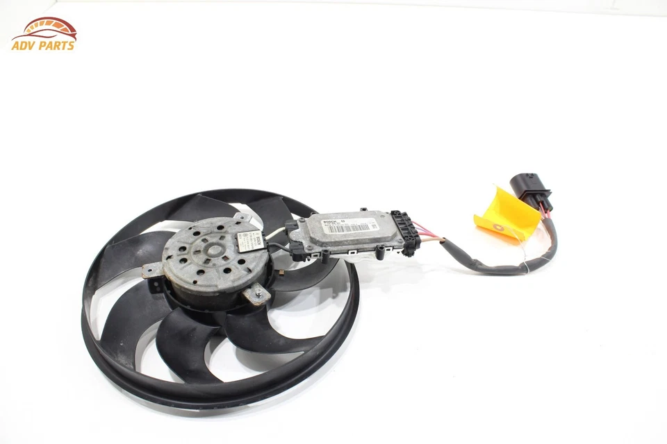 AUDI Q7 2007-2015 RADIADOR REFRIGERANTE REFRIGERACIÓN LADO IZQUIERDO VENTILADOR MOTOR CON CUCHILLA OEM Foto 3 de 4