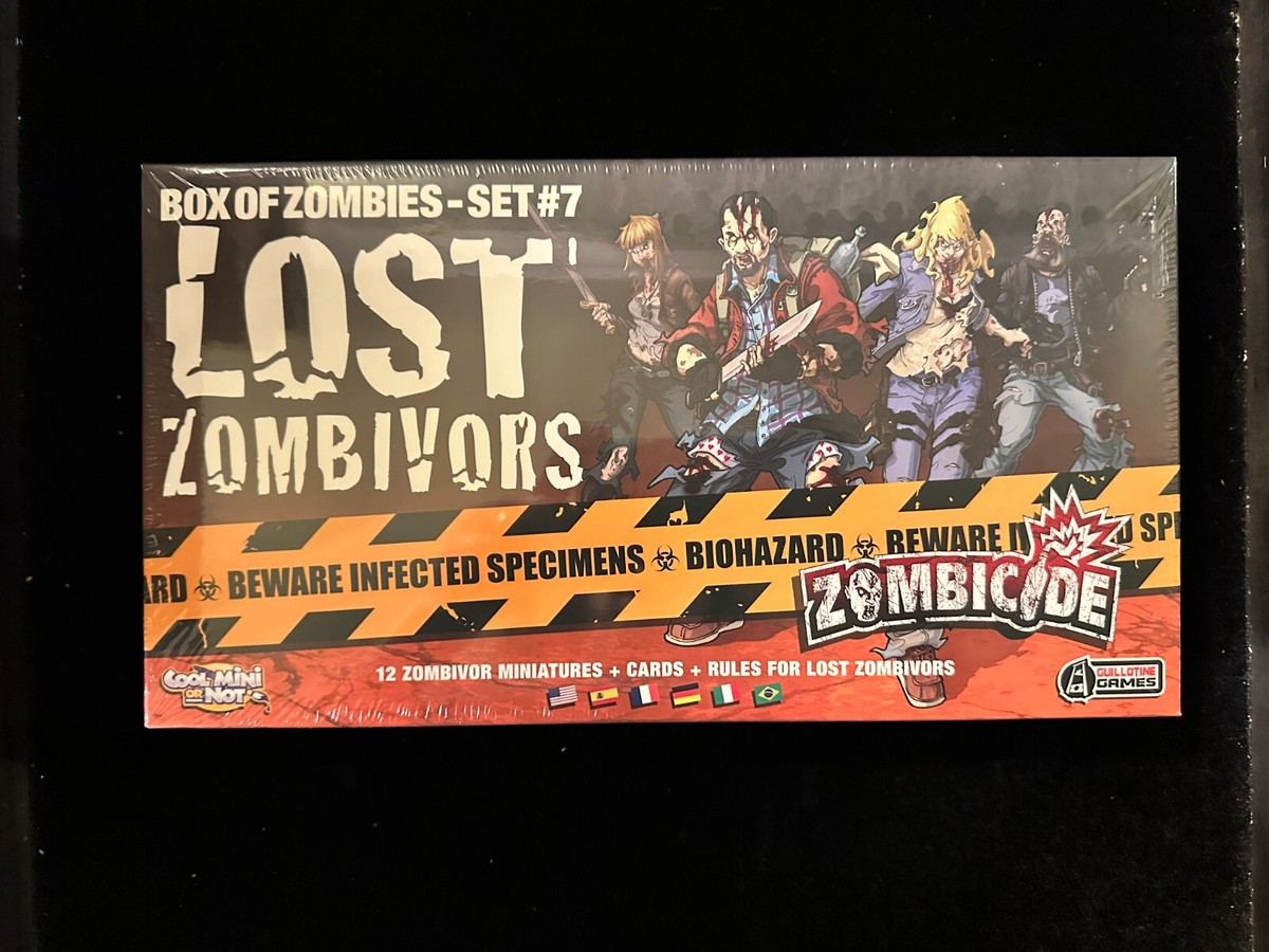 CMON Zombicide - Box Of Zombies Set #7 Lost Zombivors, Neuf Sous Blister