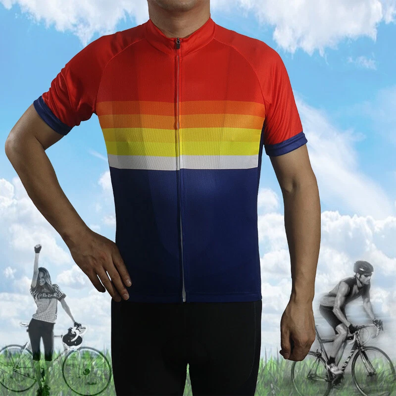 Rainbow bike jersey 2025