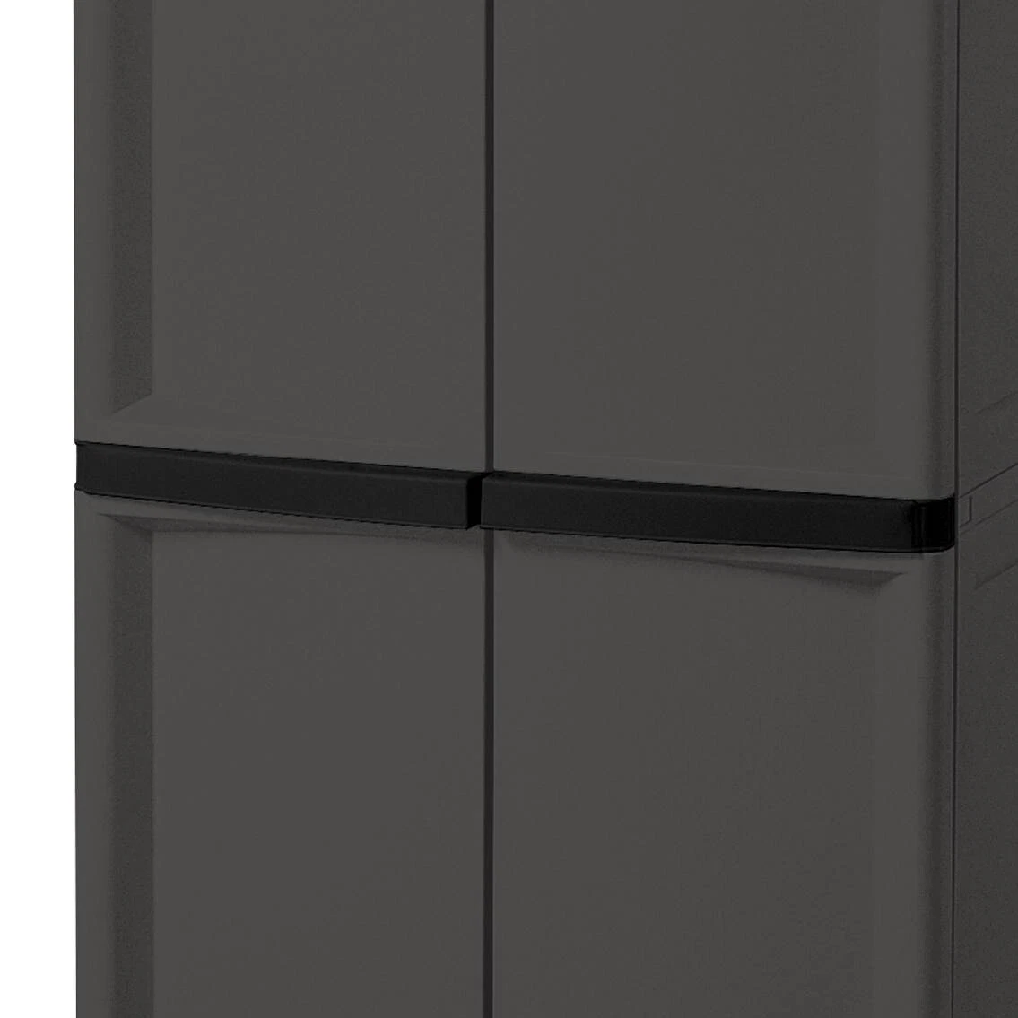 Sterilite Adjustable 4-Shelf Storage Cabinet with Doors, Gray | 01423V01