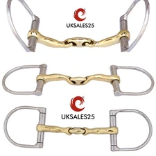 D-Ring 14MM Curved Angled MP Snaffle Bit (UKSALES25®) *SAME DAY DISPATCH*