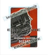 Diesel Crawlers T-40 farmland machine farm tractor tin sign nostalgic