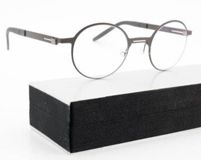MARKUS T Brille Titan T3 341 col 144/144 44-22 140-1 Aura Dark Gray Round Small