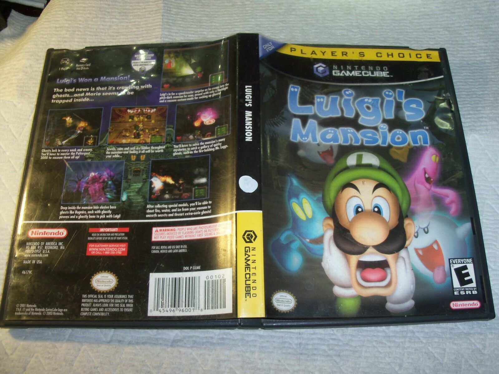 Luigi's Mansion Nintendo GameCube Complete on eBid United States