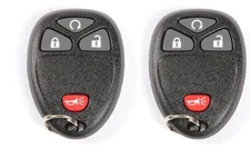 2 New Replacement Keyless Entry Remote Fob For GM Chevy