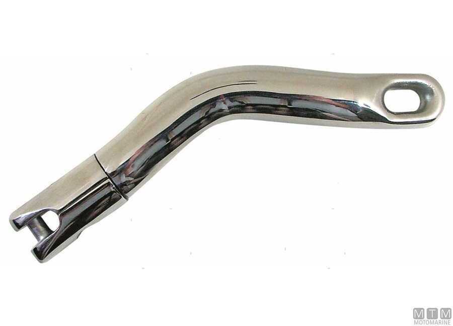 1 Giunto lungo per ancora di prua girevole TRIMFIX inox lucidato x catena 6/8mm