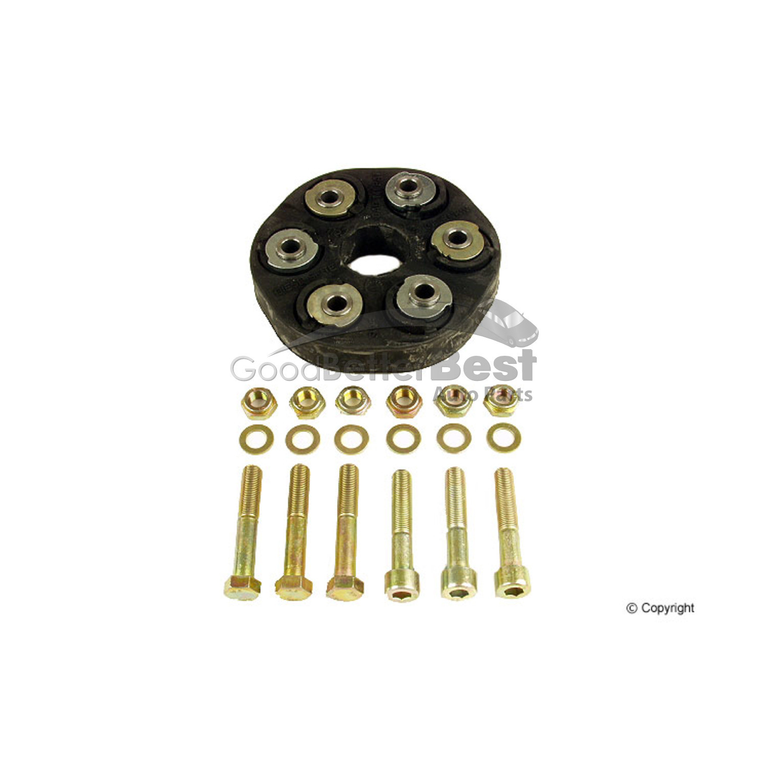 thumbnail: Febi Bilstein 01975 Scharnierschijfset Voor Cardanas - 1 Stuk, Compatibel Met Mercedes Modellen