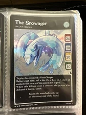 Neopets TCG The Snowager 16/100 Lost Desert Holo Foil 2005