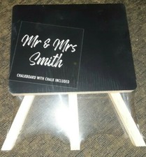 Chalkboard Easel Stand with Chalk included size Is 5.5  x4.5  home decor