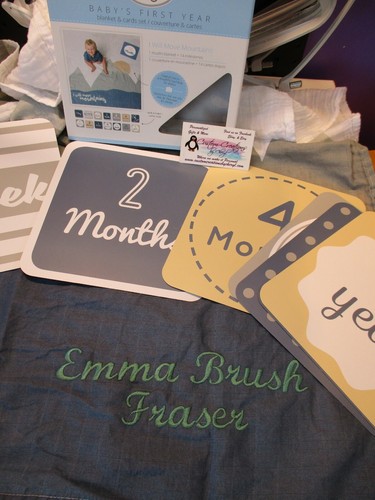 Personalized Milestone Blanket I Will Move Mountains with Photo Props - Picture 7 of 7
