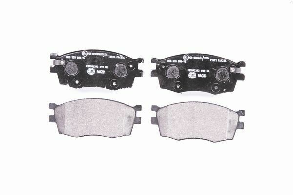 Hella 8DB 355 006-951 Bremsbelagsatz, Scheibenbremse FüR Hyundai KIA-image