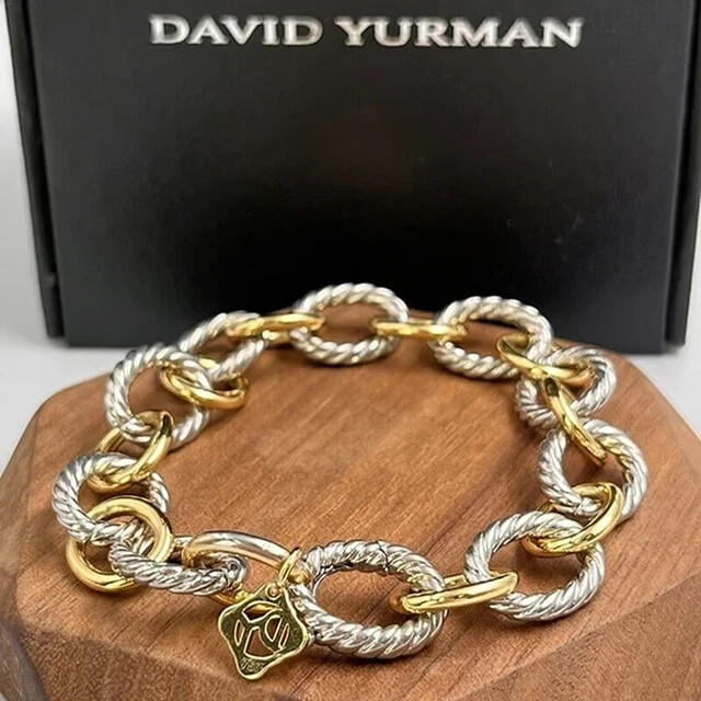 David Yurman gold and silver oval chain bracelet | eBay David Yurman gold and silver oval chain bracelet | eBay