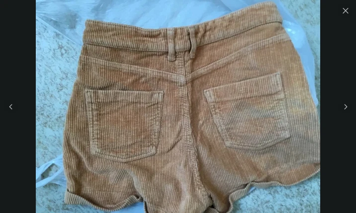 kurze Hose Shorts Cord 36 38 M
