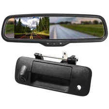 EWAY for Toyota Tundra 2007-2014 4.3" Rear View Mirror Monitor with Tailgate ...