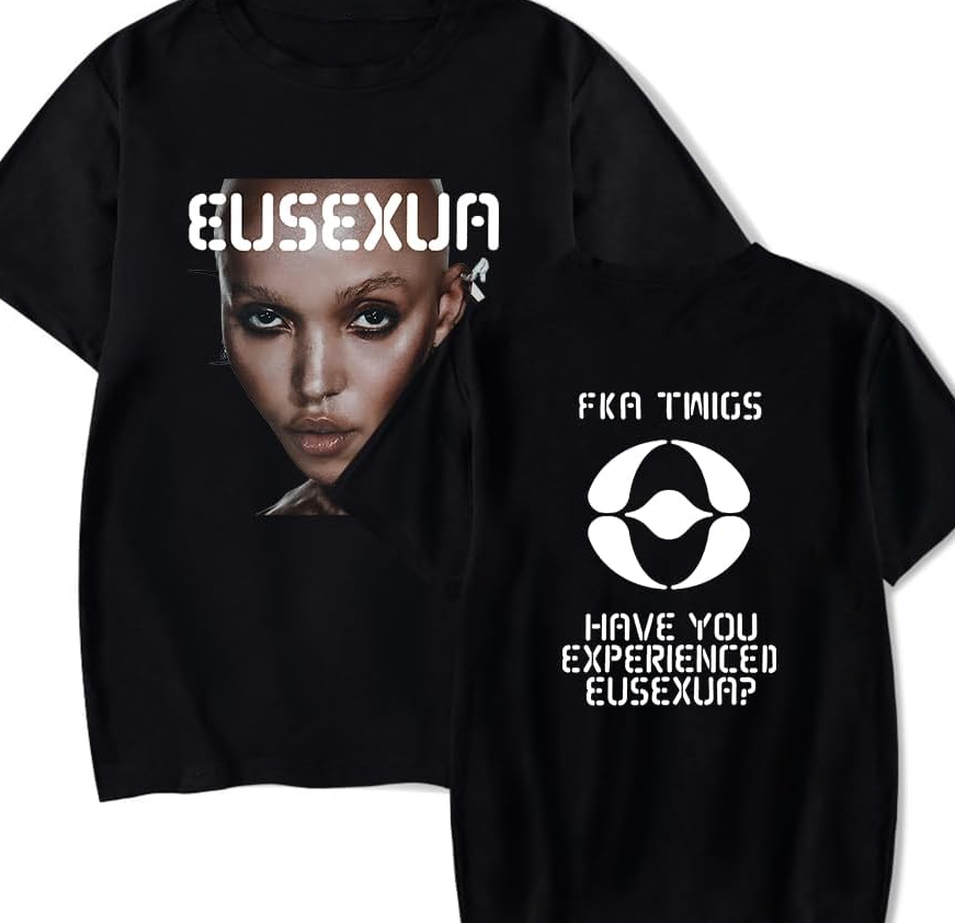 FKA Twigs EUSEXUA 2 sides black T-shirt unisex All sizes 1F2734 | eBay
