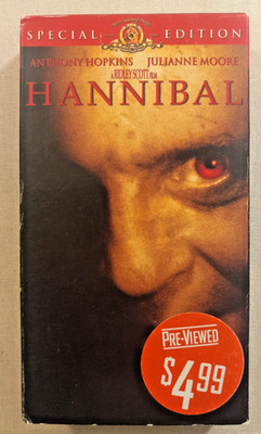 Hannibal (VHS, 2001) Anthony Hopkins, Julianne Moore