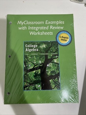 Worksheets for College Algebra with Integrated Review by Margaret Lial, David   