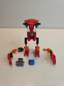Lego Bionicle Tahnok  8563 Rare figure with Canister - Missing Arm Connectors