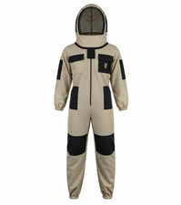 Professional Ultra Ventilated Beekeeping Suit Multi-Layer Gear- Medium