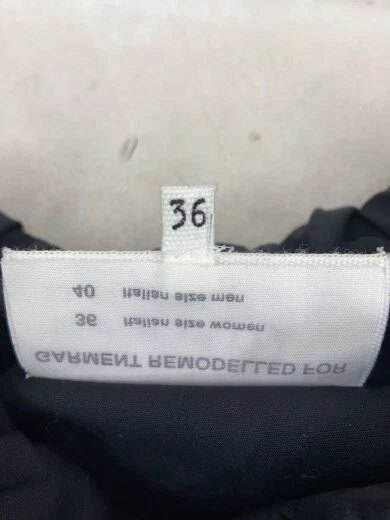 MAISON MARGIELA Abito MM6 Cotone popeline scollo raccolto 36 Cotone BLK S52DG0012