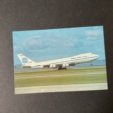 Pan Am Airlines CARGO Boeing 747 Postcard - Unposted