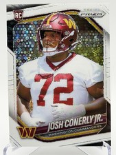 2025 Panini Prizm - Rookies Josh Conerly Jr. #382 White Disco Prizm (RC)