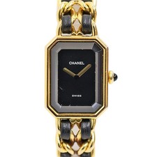 Chanel Premiere / M H0001 Gold Plated 20mm #KNW3762