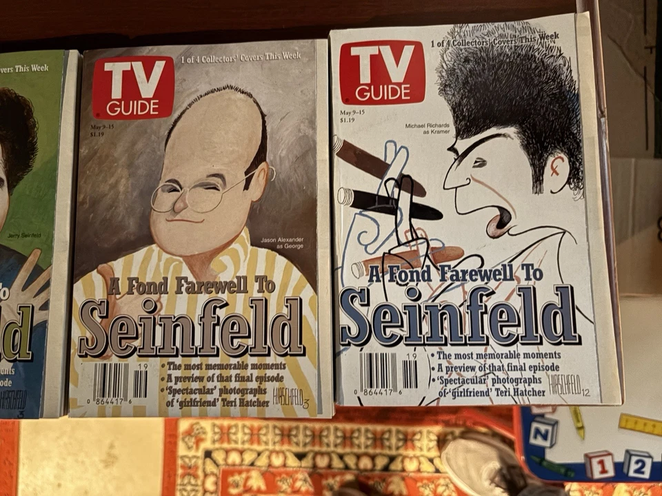 TV Guide a Fond Farewell to Seinfeld May 1998 Edition set of 4, Stored Away - Image 3 of 4