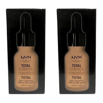 Pack of 2 NYX Total Control Drop Foundation, Golden # TCDF13