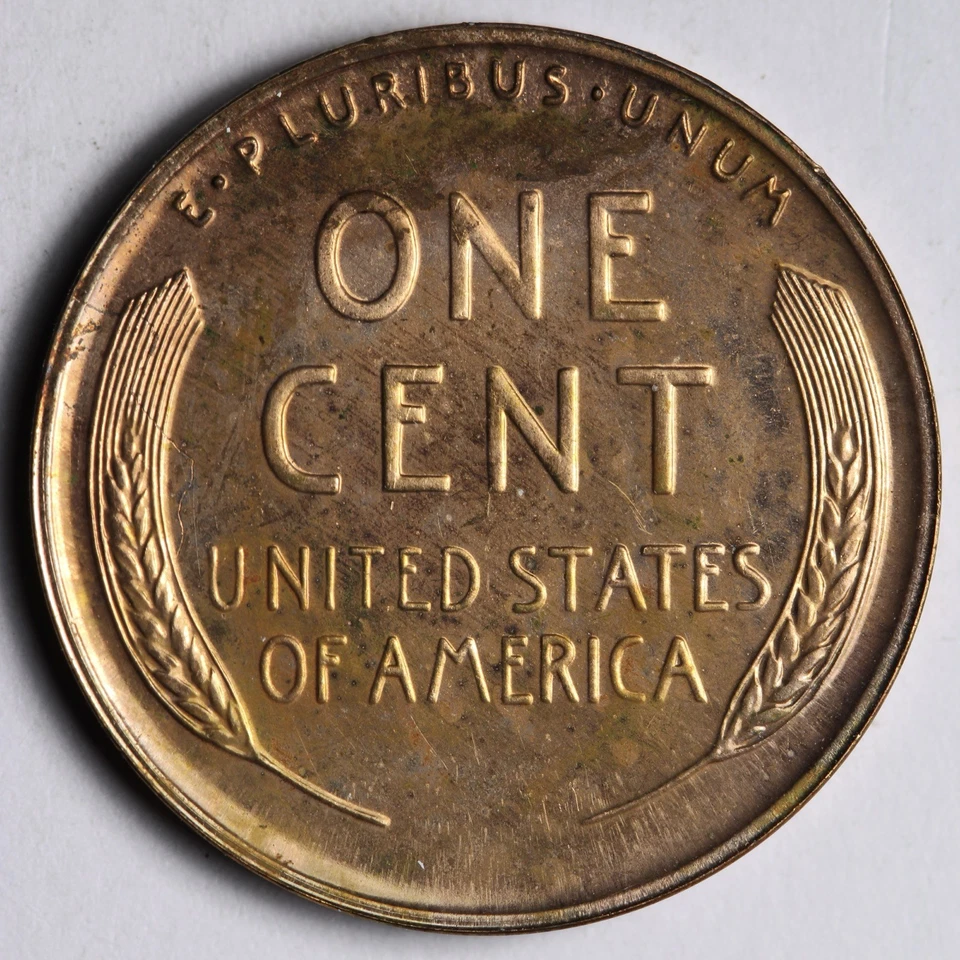 1940 Lincoln Wheat Cent Penny GEM PROOF RED E143 OAHU - Image 2 of 2