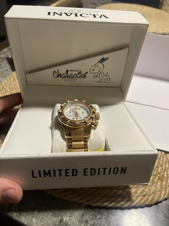 Invicta Bolt Women’s Chronograph 40mm Gold Stainless Steel Watch w/ Box - Image 4 of 4