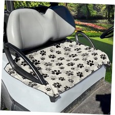 Dog Paw Print Golf Cart Seat Covers Distinctive Golf Cart Seat Dog Paw Print 1