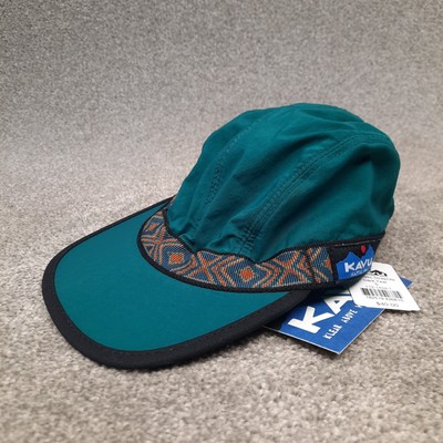 Kavu Synthetic Strap Cap Hat Strapcap Canvas Teal Blue Men Small Adjustable  OSFM