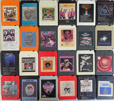 Lot of 24 R&B Disco Soul Funk Rhythm & Blues Vintage 8 Track Tape Cartridge #493