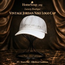 VINTAGE MEN'S JORDAN NIKE LOGO HAT BASEBALL CAP 25 YRS OLD- EXCELLECT CONDITION