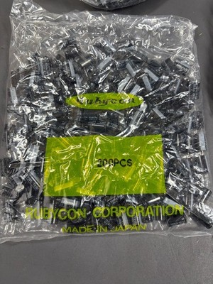 200 PCS Rubycon 6.8uF 400V Radial Electrolytic Capacitors 105°C BXA Series Japan