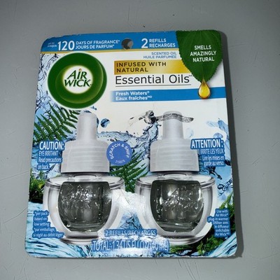 Air Wick 6233879717 Fresh Waters Scent Liquid Air Freshener Oil Refill 0.67 oz.