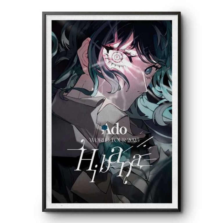 Ado hibanaラメポスター✨ Ado Hologram Hibana Poster | eBay