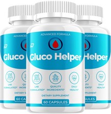 (3 Pack) Gluco Helper Capsules – GlucoHelper Natural Blend Glycogen Support