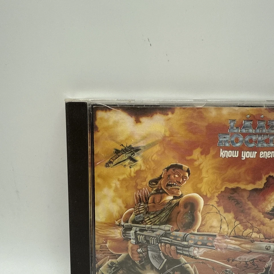 Laaz Rockit – Know Your Enemy CD (Repress of their 1987 album) Enigma CDE-73305 Foto 2 de 4