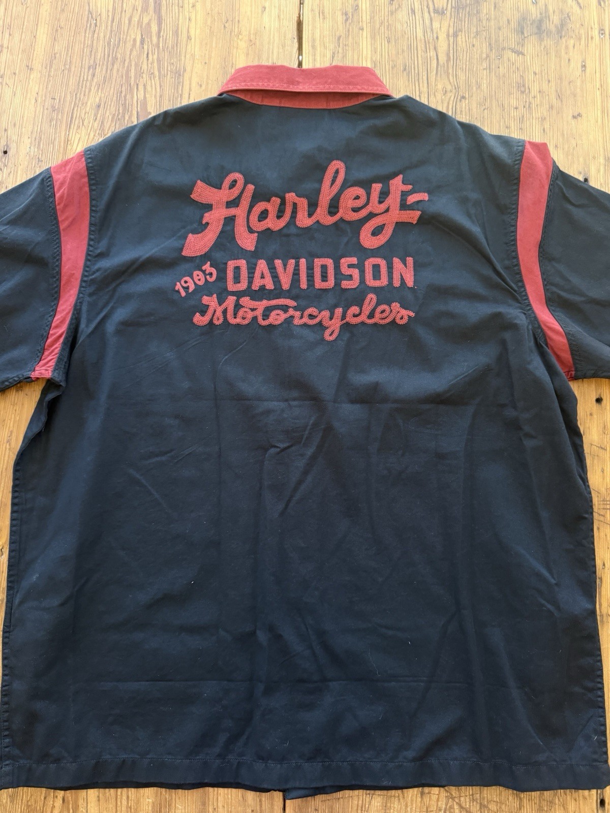 Harley Davidson Performance Mechanic Button Down … - image 8