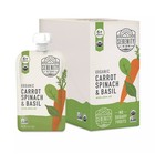 (6 Pouches) Serenity Kids Organic Baby Food Veggie Carrots Spinach Basil