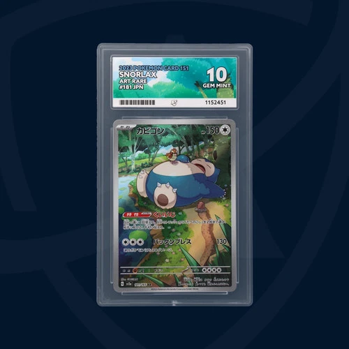 PERFECT SUBGRADES - Snorlax - 181/165 - 2023 Pokemon Card 151 - ACE GEM MINT 10